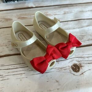 Mini Melissa jelly shoes, size 5- LIKE NEW